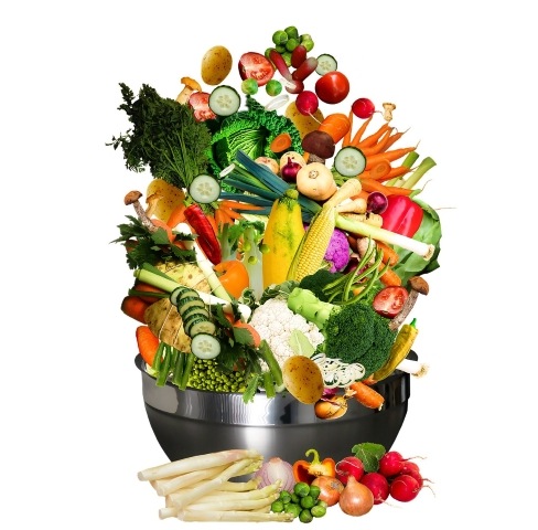 Продукты, которые можно есть веганам и вегетарианцам: кабачки, морковь, картофель, капуста и другие продукты